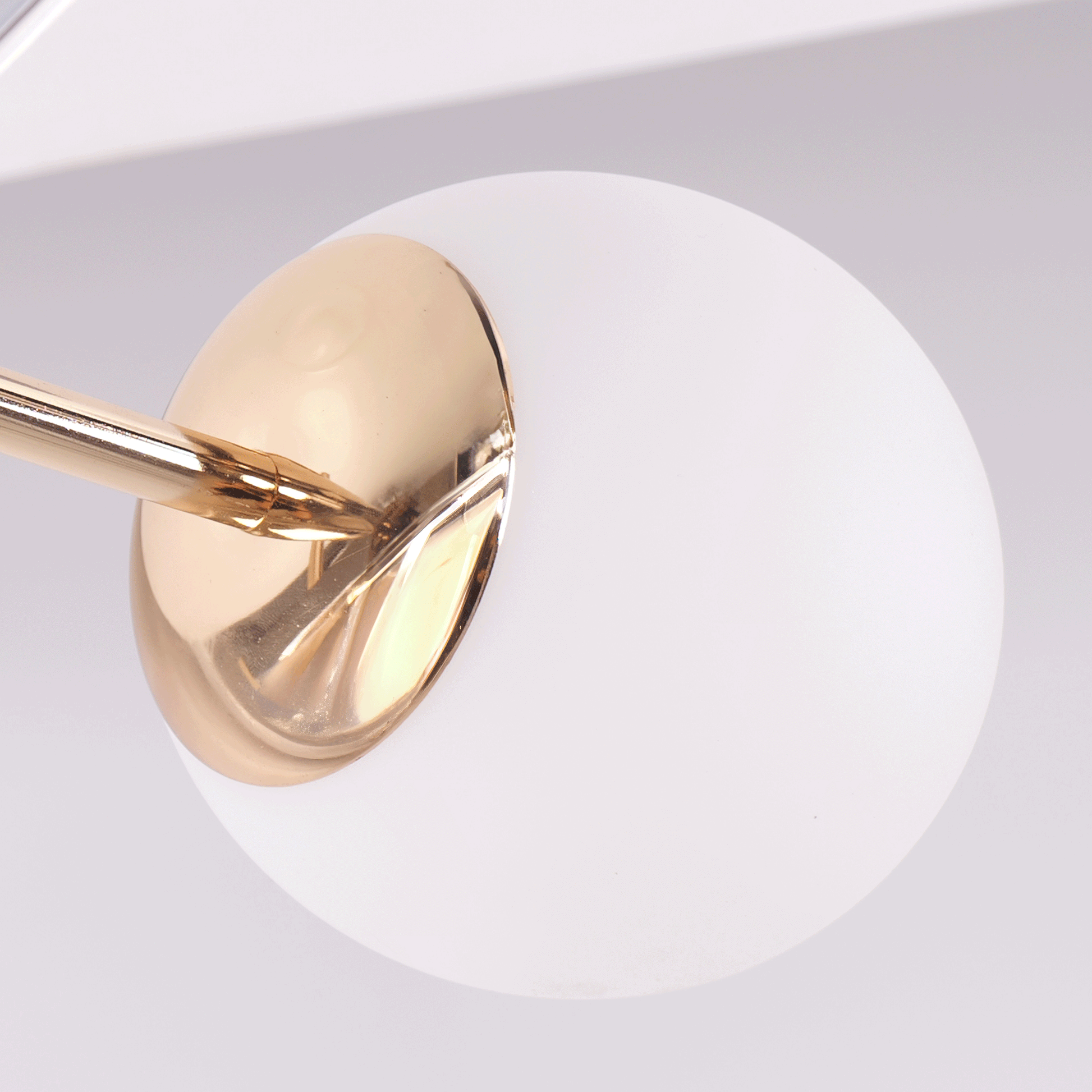 Lightsin Modern Sphere 3-Blade Ceiling Fan with Light Black & Gold Finish Velora Boutique