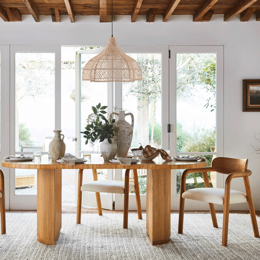 Lightsin Handcrafted Bamboo Rattan Pendant Light with Tranquil Umbrella Design Velora Boutique