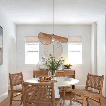 Lightsin Vintage Simple Creative Handwoven Hemp Rope Pendant Light Fixture Velora Boutique