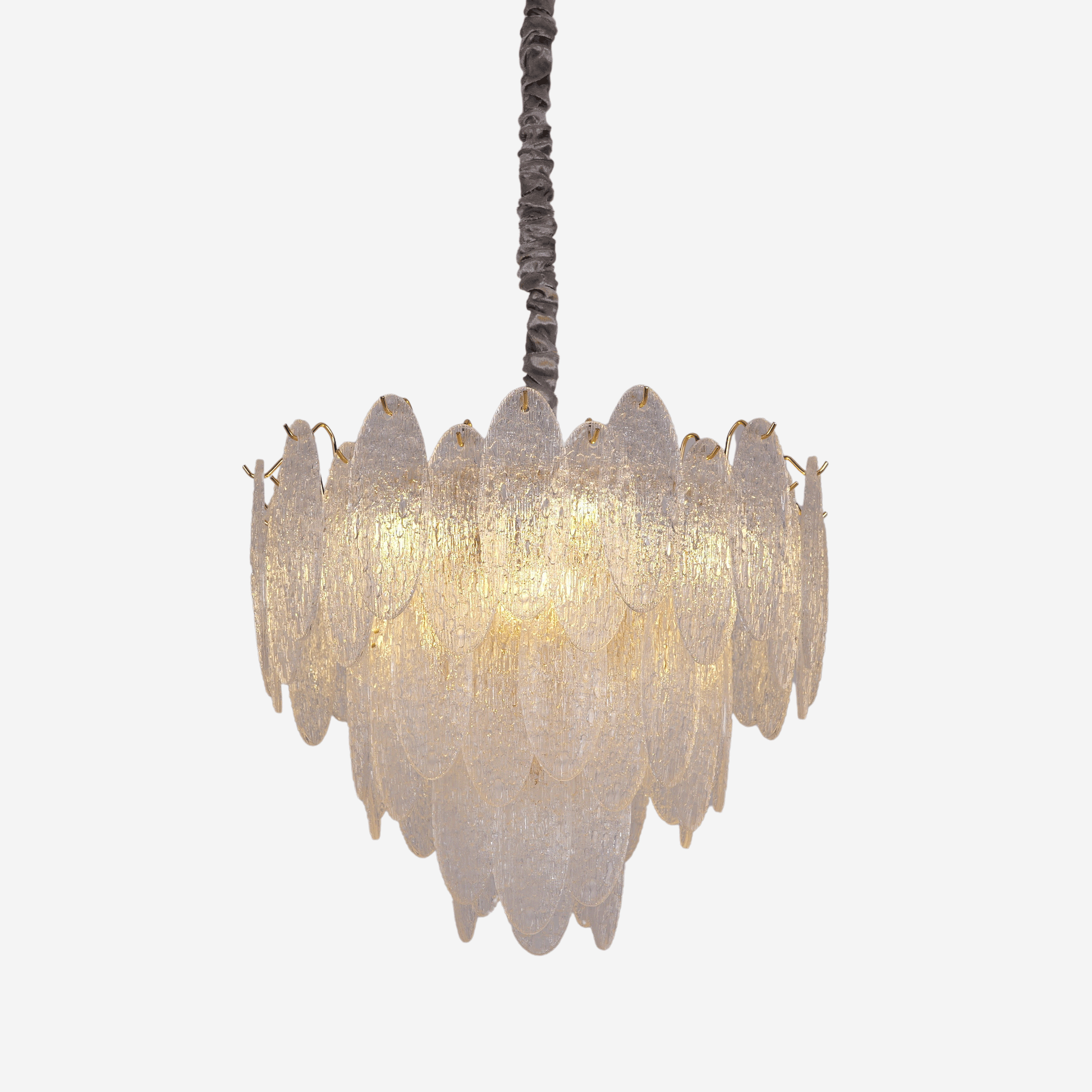 Lightsin Luxury Crystal Ceiling Light Champagne Gold Chandelier Velora Boutique
