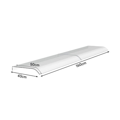 1M / 1.2M / 1.6M / 2M Transparent Arc Awning Canopy for Window and Door - House Comfort