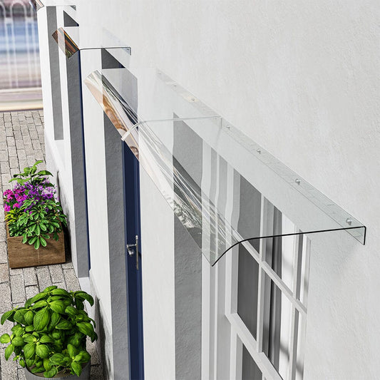 1M / 1.2M / 1.6M / 2M Transparent Awning Canopy for Window and Door - House Comfort