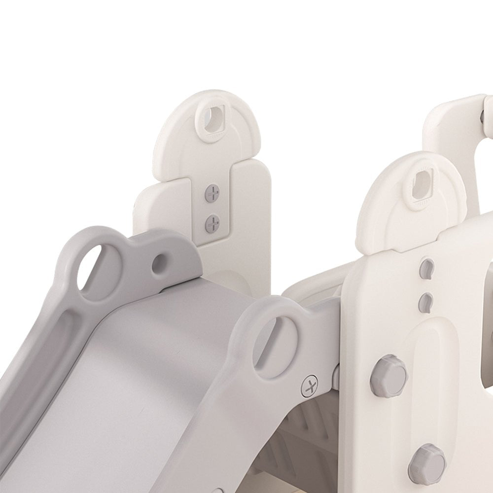 2 In 1 Indoor Kids Bus Toddlers Safety Climber Playset with Slide - House Comfort