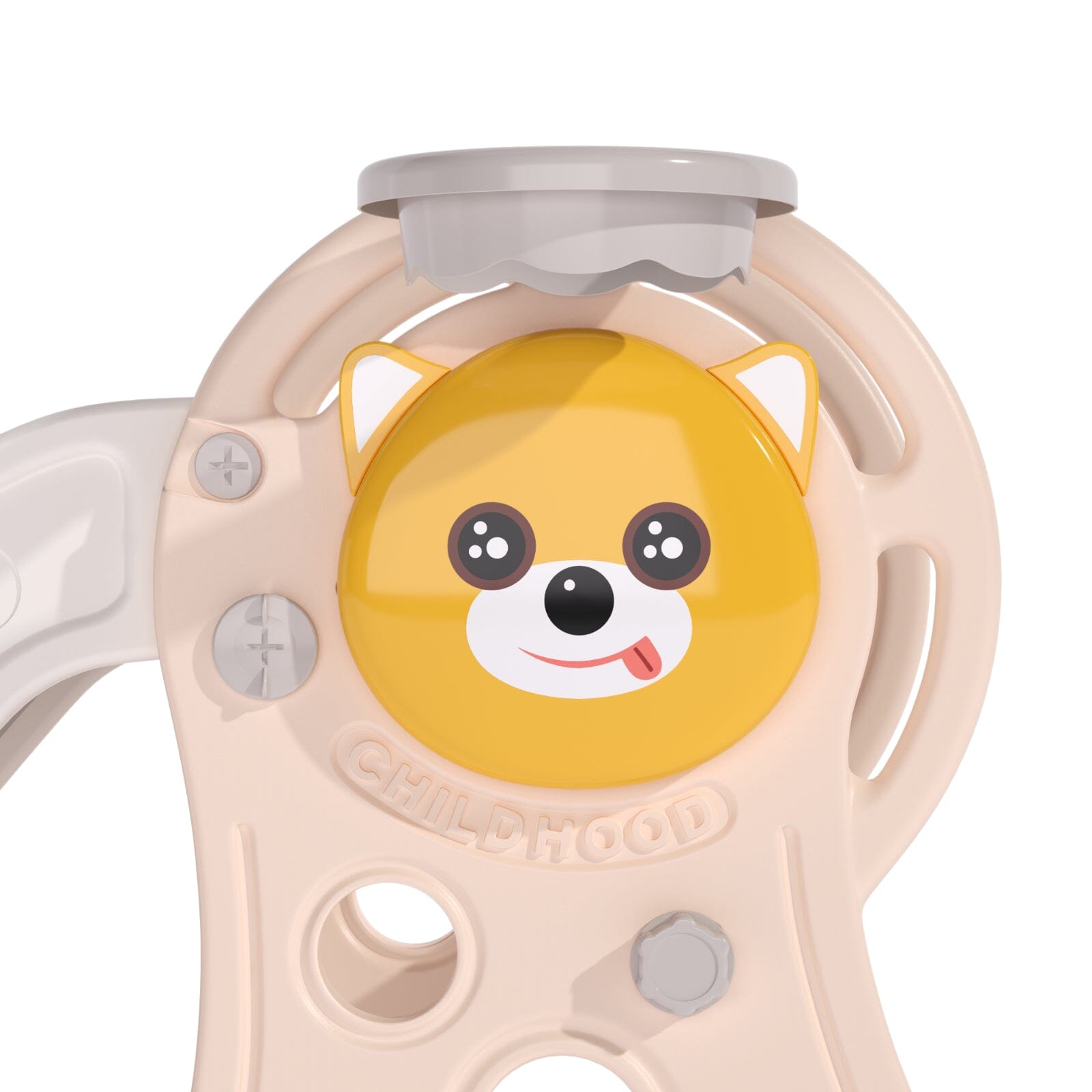 2 - in - 1 Sturdy Toddler Slide with Basketball Hoop for Indoor Outdoor - House Comfort