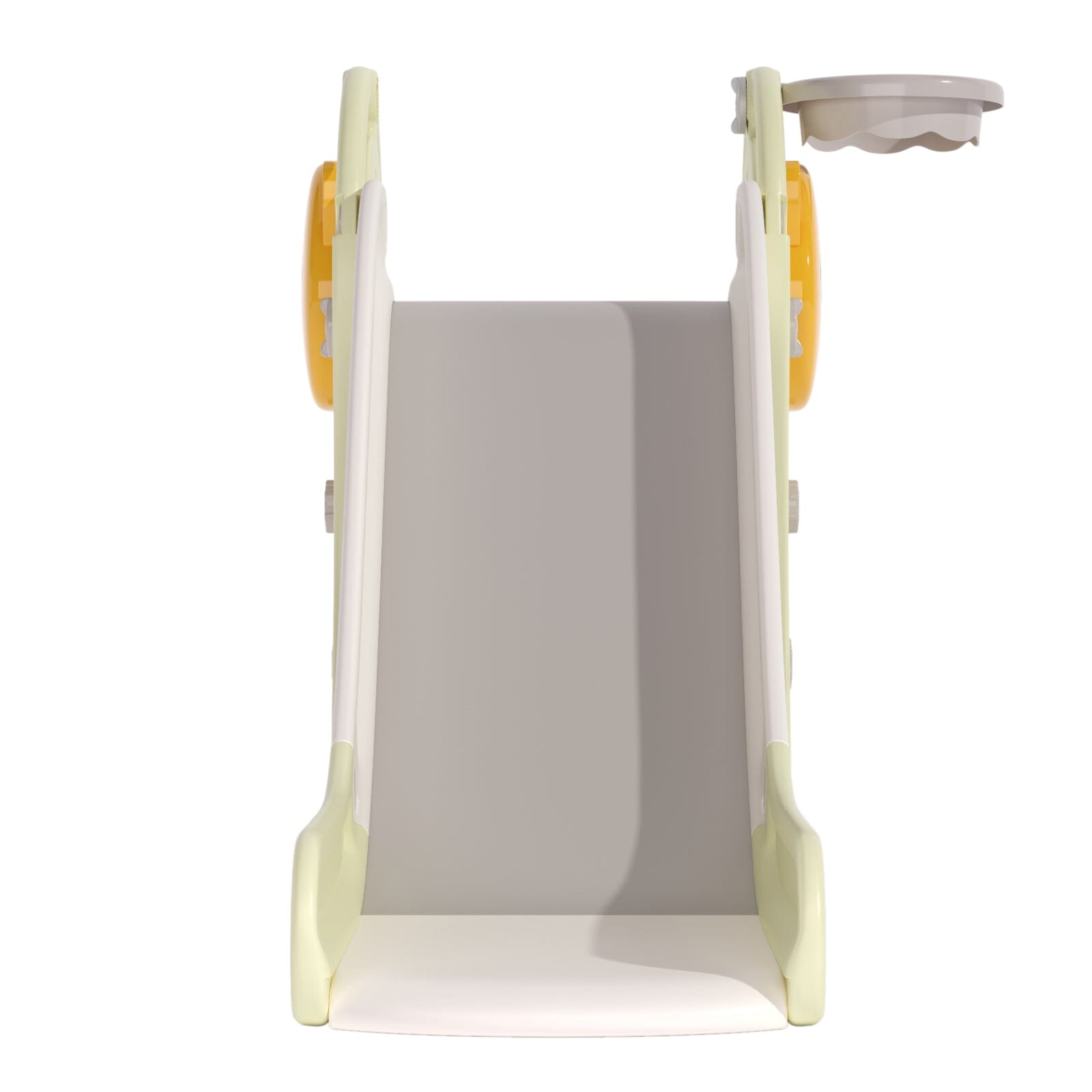 2 - in - 1 Sturdy Toddler Slide with Basketball Hoop for Indoor Outdoor - House Comfort