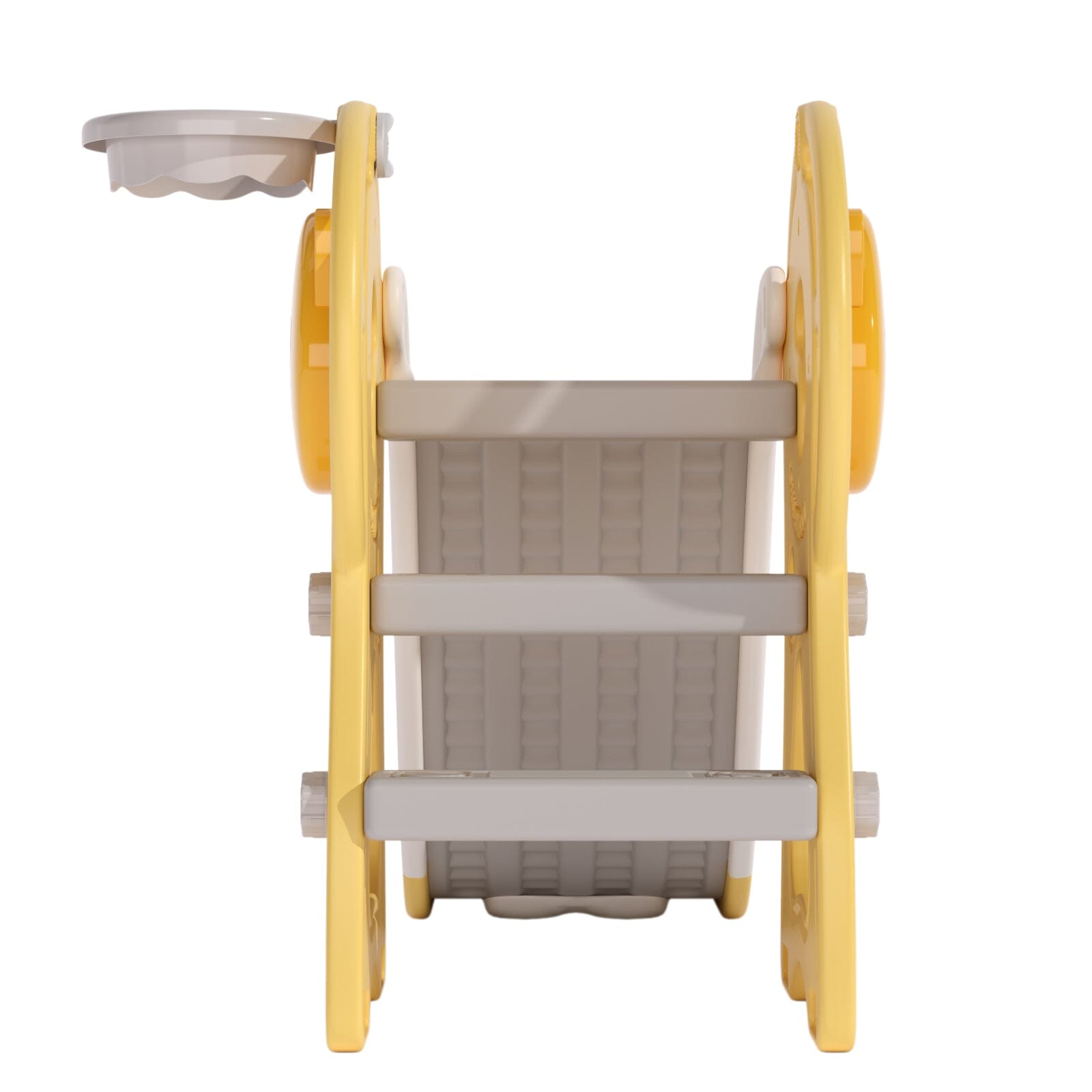 2 - in - 1 Sturdy Toddler Slide with Basketball Hoop for Indoor Outdoor - House Comfort