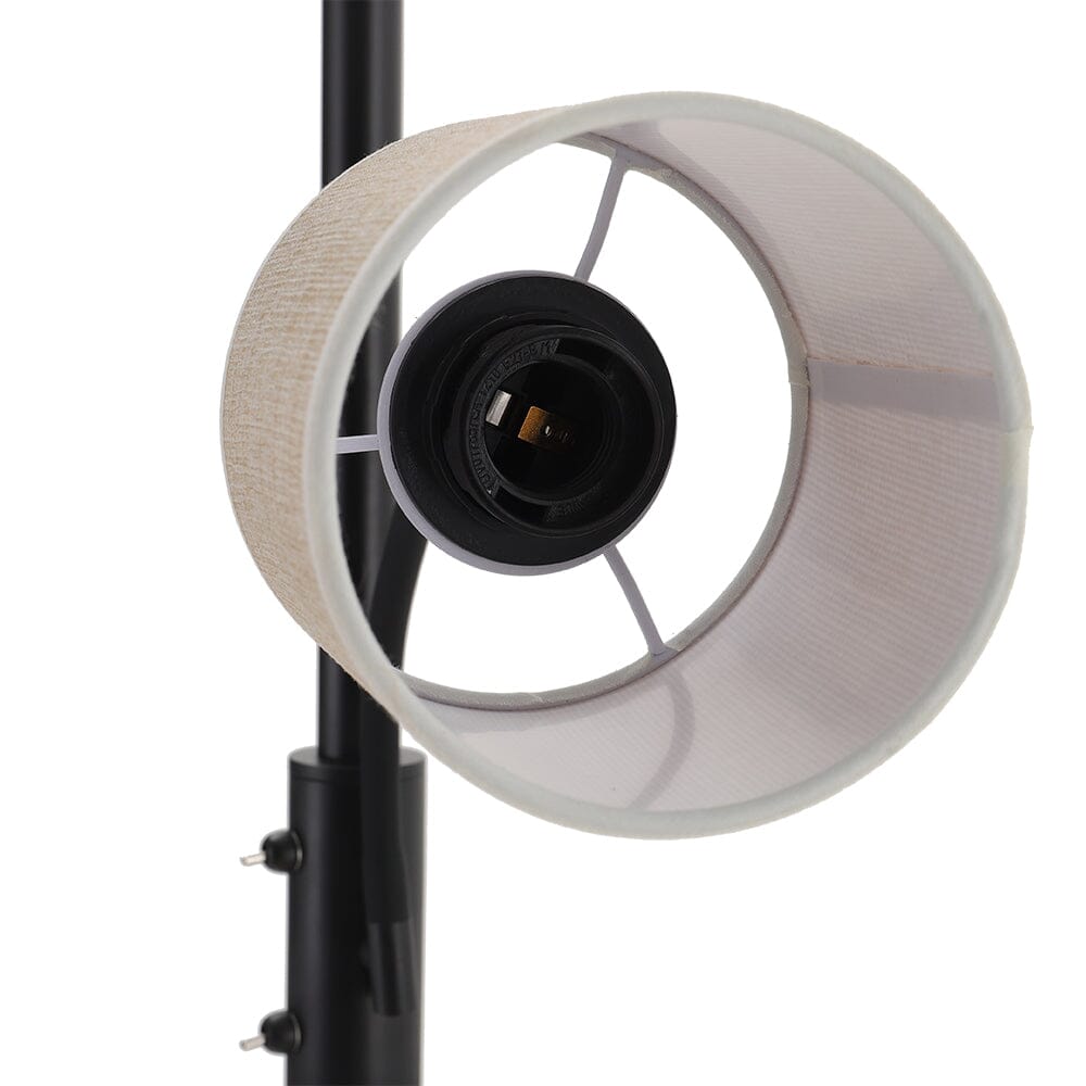 2 - Light Floor Standing Lamp with Adjustable Head - House Comfort