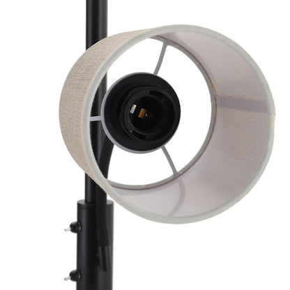 2 - Light Floor Standing Lamp with Adjustable Head - House Comfort