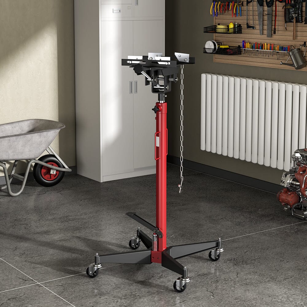 208cm Height 0.5 Ton High Lift Transmission Jack - House Comfort