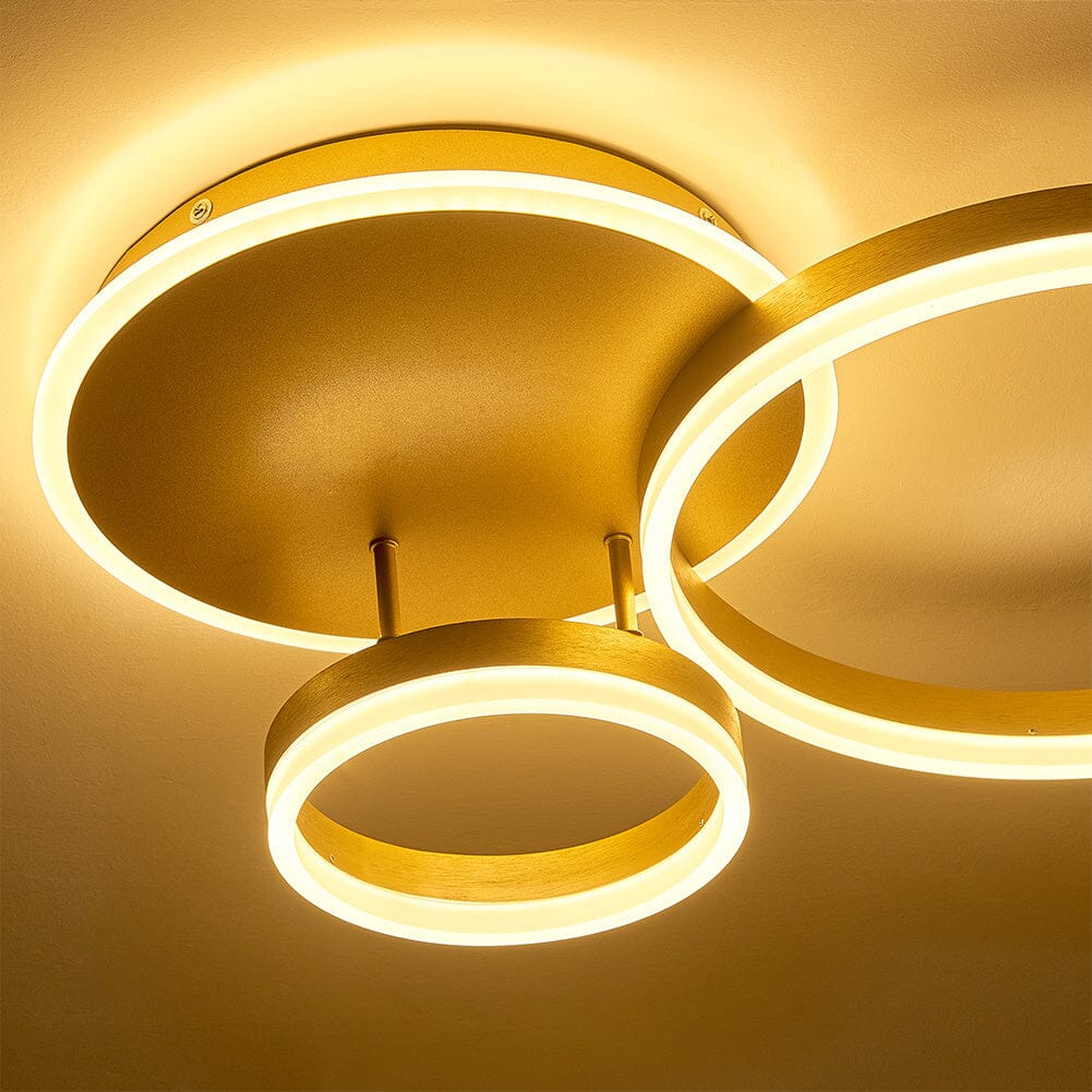 2/3.5 ft Circles Ceiling Light with LED Dimmable/Non - Dimmable - House Comfort