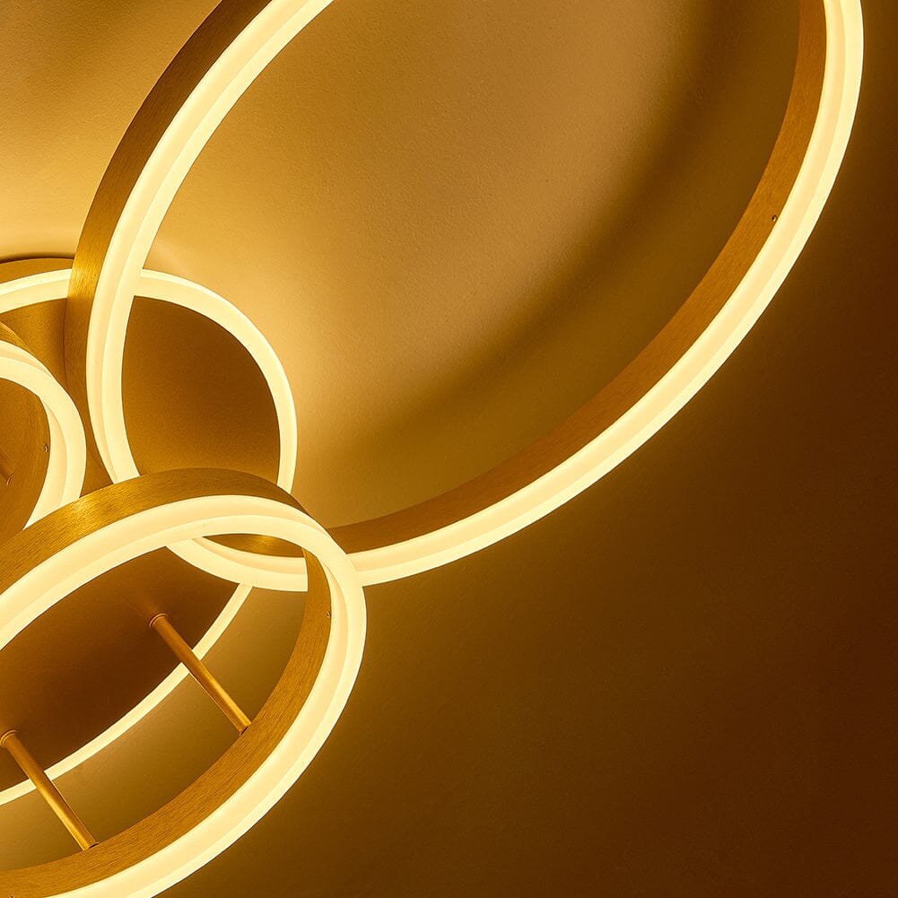 2/3.5 ft Circles Ceiling Light with LED Dimmable/Non - Dimmable - House Comfort