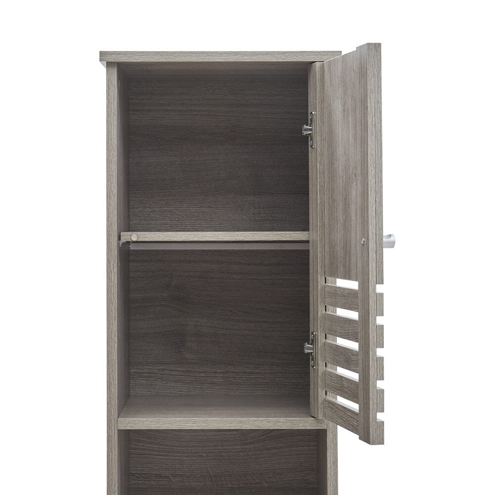 Freestanding Tall Bathroom Storage Cabinet Velora Boutique