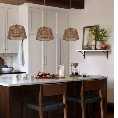 Lightsin Handcrafted Warm Rustic Paper Rope Pendant Light Velora Boutique