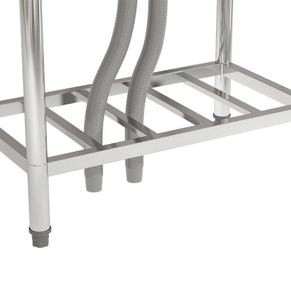 2ft Two Compartment Stainless Steel Commercial Bar Sink with Shelf - House Comfort