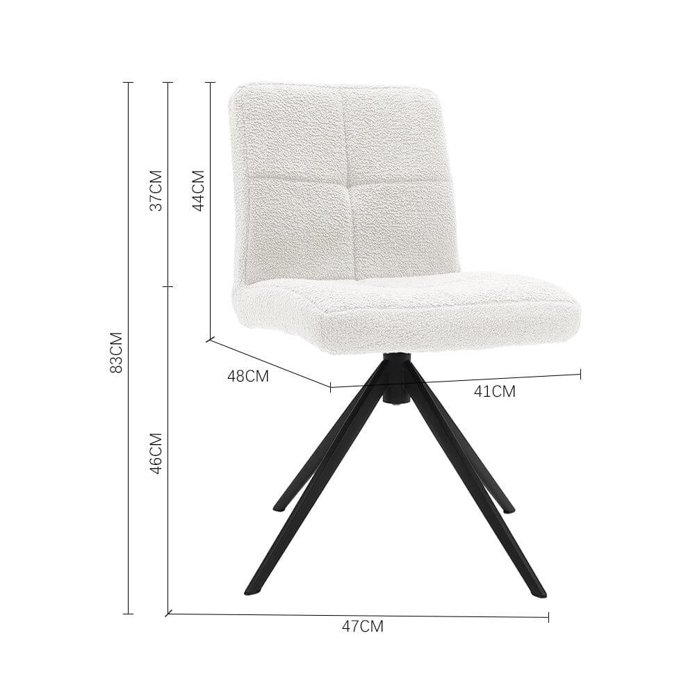 2Pcs Plush Breakfast Bar Stools - House Comfort