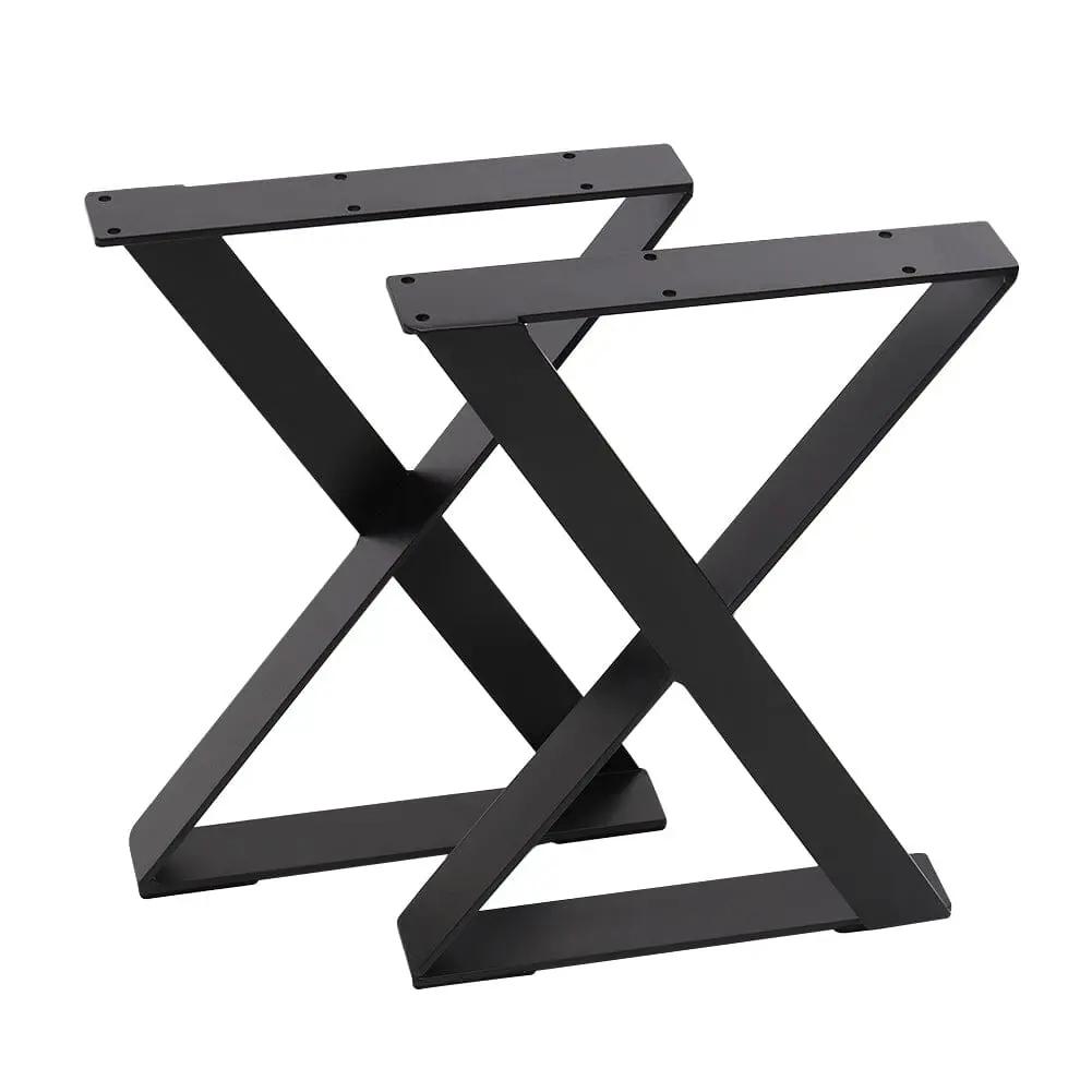 2Pcs X - Shaped Metal Table Legs DIY for Dining Table - House Comfort