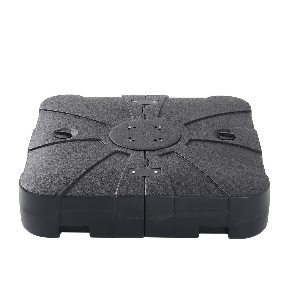 3 x 3 M Khaki Square Cantilever Parasol Outdoor Hanging Umbrella for Garden and Patio - House Comfort