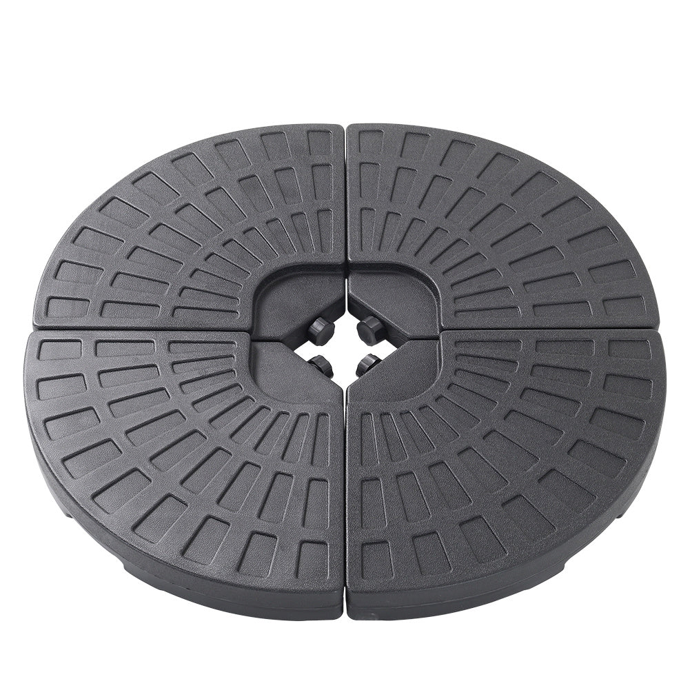 3 x 3 M Khaki Square Cantilever Parasol Outdoor Hanging Umbrella for Garden and Patio - House Comfort