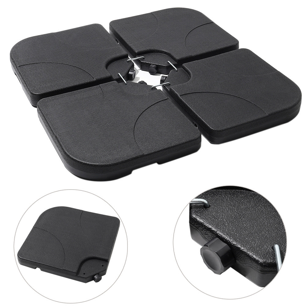 3 x 3 M Khaki Square Cantilever Parasol Outdoor Hanging Umbrella for Garden and Patio - House Comfort