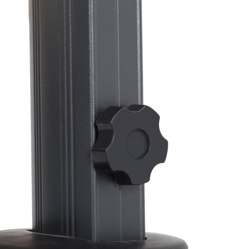 3 x 3 M Khaki Square Cantilever Parasol Outdoor Hanging Umbrella for Garden and Patio - House Comfort