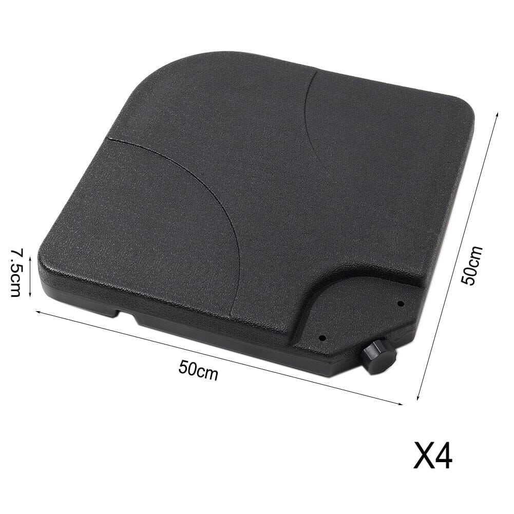 3 x 3 m Square Cantilever Parasol Outdoor Hanging Umbrella for Garden and Patio - House Comfort