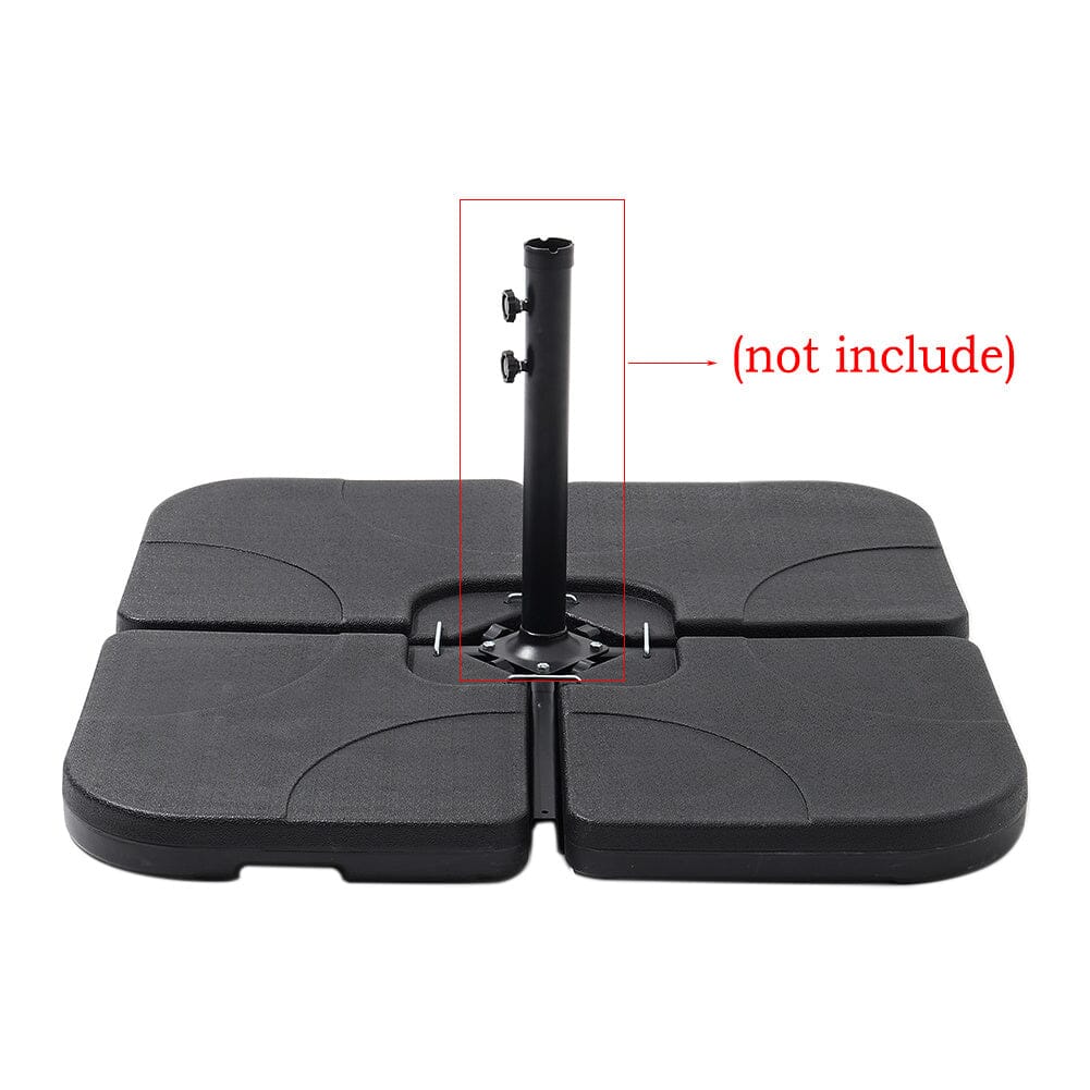 3 x 3 m Square Cantilever Parasol Outdoor Hanging Umbrella for Garden and Patio - House Comfort