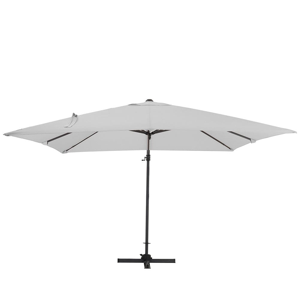 3 x 3 m Square Cantilever Parasol Outdoor Hanging Umbrella for Garden and Patio - House Comfort
