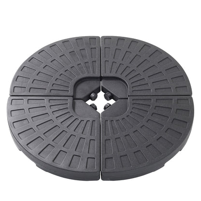 3 x 3M Square Cantilever Parasol Beige Outdoor Hanging Umbrella for Garden and Patio - House Comfort