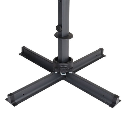 3 x 3M Wide Garden Parasol Outdoor Hanging UV Resistant and Waterproof Umbrella for Patio - House Comfort