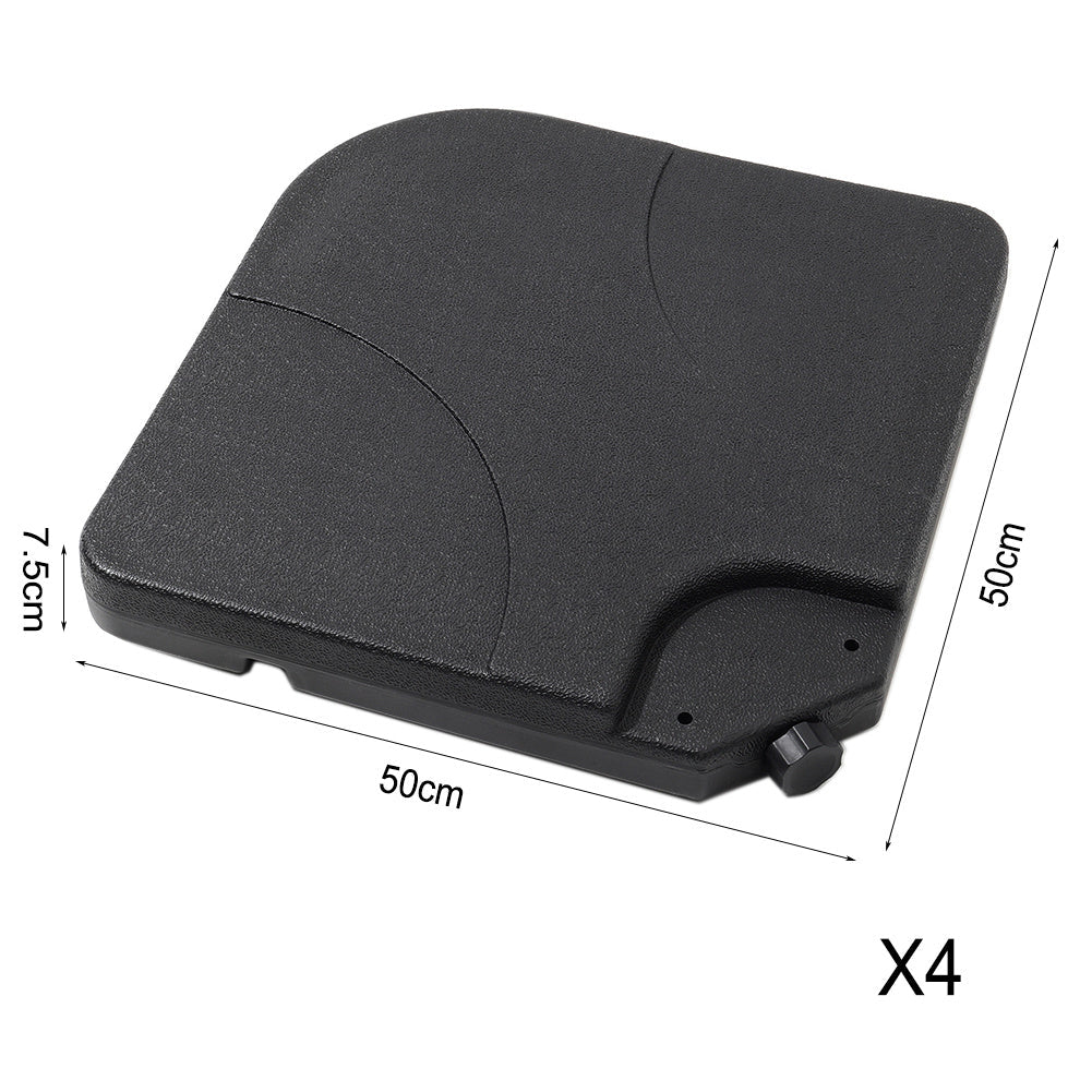 3 x 3M Wide Garden Parasol Outdoor Hanging UV Resistant and Waterproof Umbrella for Patio - House Comfort