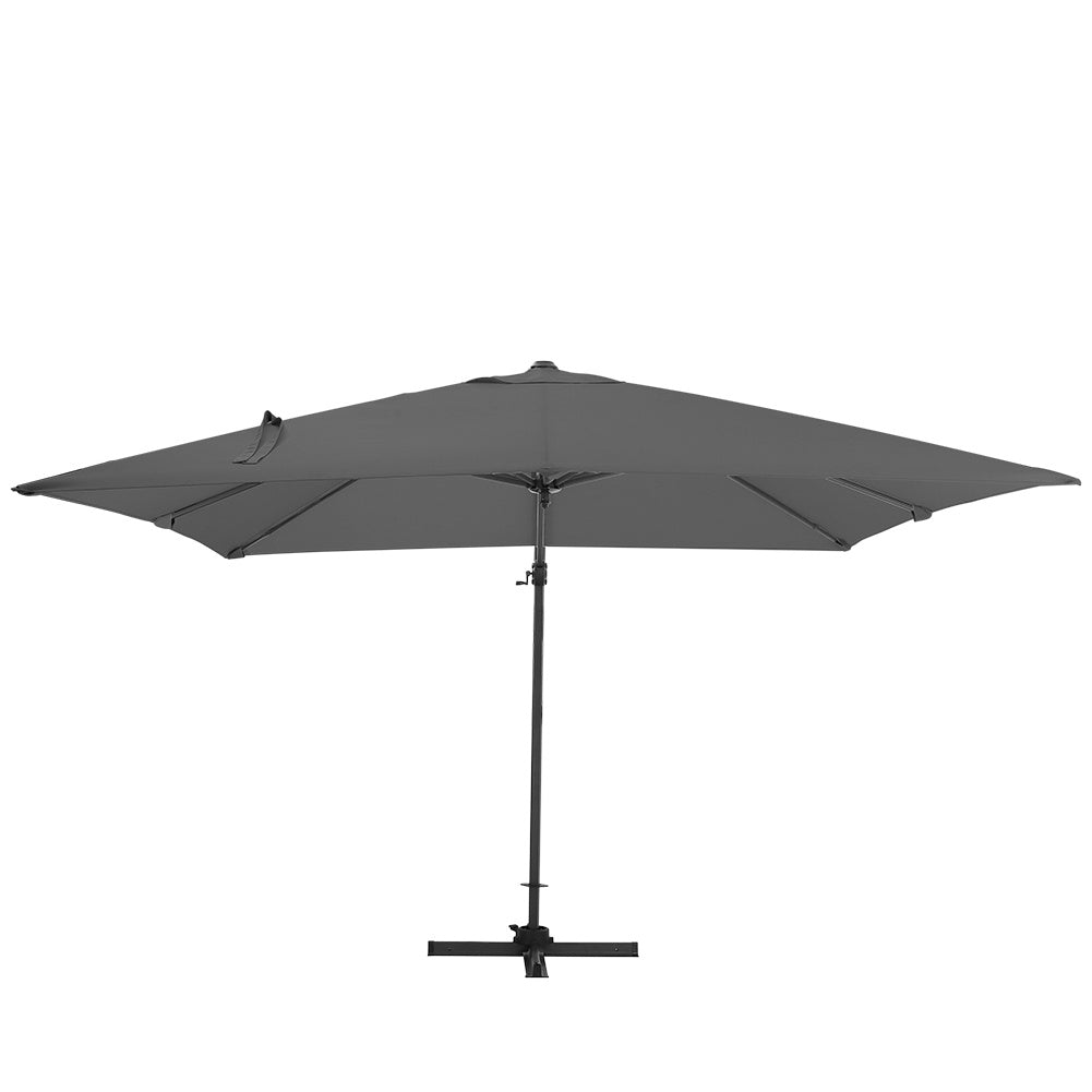 3 x 3M Wide Garden Parasol Outdoor Hanging UV Resistant and Waterproof Umbrella for Patio - House Comfort