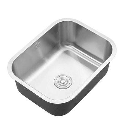 304 Stainless Steel Brushed Finish Square Stretch Sink - House Comfort