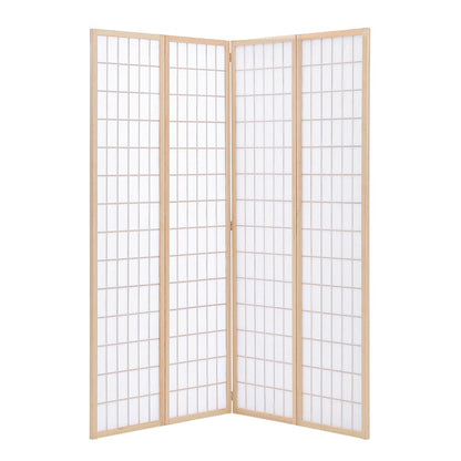 3/4 Panel Solid Wood Folding Room Divider Screen Stylish and Functional Partition - House Comfort