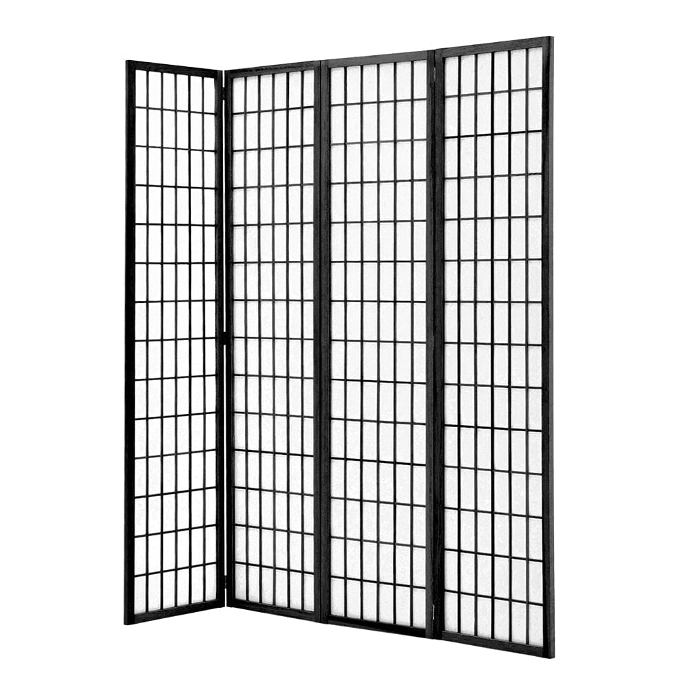 3/4 Panel Solid Wood Folding Room Divider Screen Stylish and Functional Partition - House Comfort