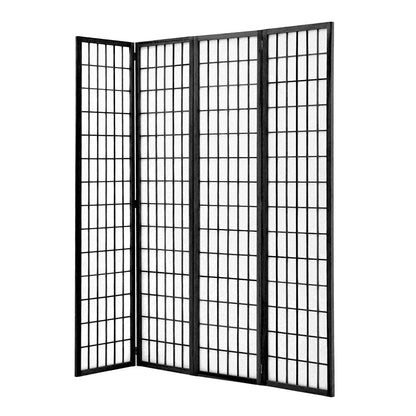 3/4 Panel Solid Wood Folding Room Divider Screen Stylish and Functional Partition - House Comfort