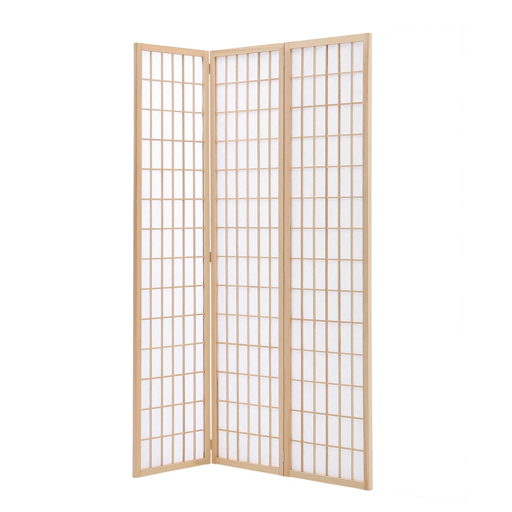 3/4 Panel Solid Wood Folding Room Divider Screen Stylish and Functional Partition - House Comfort