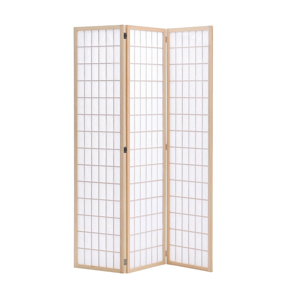 3/4 Panel Solid Wood Folding Room Divider Screen Stylish and Functional Partition - House Comfort
