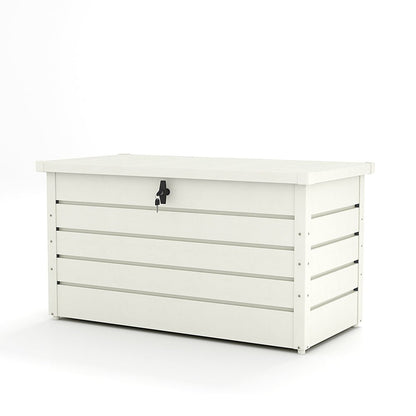 350L Steel Garden Steel Box Patio Waterproof Storage Box - House Comfort