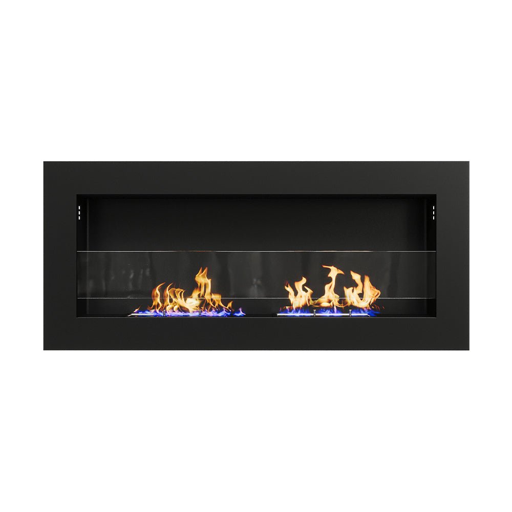 35/47 Inch Bio Ethanol Fireplace Wall Mounted Fireplaces Easy Installation - House Comfort