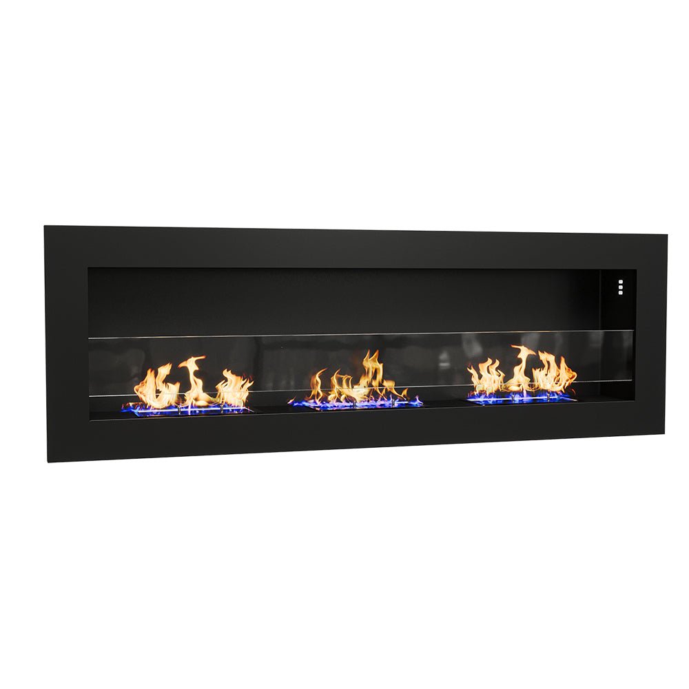 35/47 Inch Bio Ethanol Fireplace Wall Mounted Fireplaces Easy Installation - House Comfort