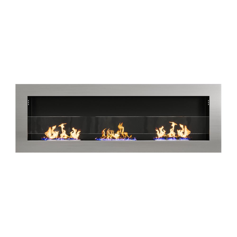 35/47 Inch Bio Ethanol Fireplace Wall Mounted Fireplaces Easy Installation - House Comfort