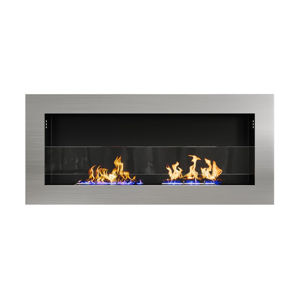 35/47 Inch Bio Ethanol Fireplace Wall Mounted Fireplaces Easy Installation - House Comfort