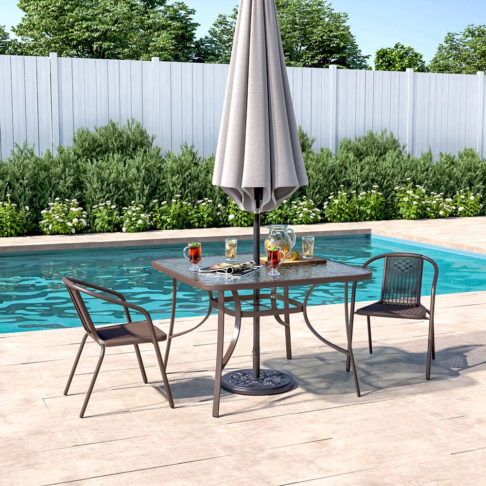 3/5pcs Garden Patio Dining Set Outdoor Furniture - House Comfort