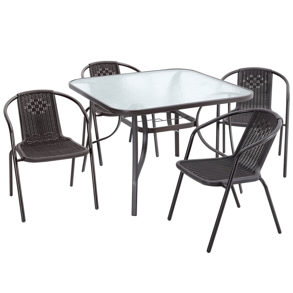 3/5pcs Garden Patio Dining Set Outdoor Furniture - House Comfort