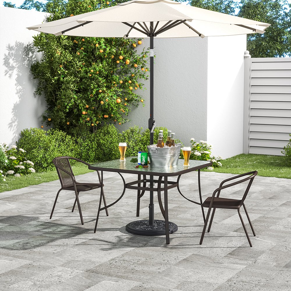 3/5pcs Garden Patio Dining Set Outdoor Furniture - House Comfort