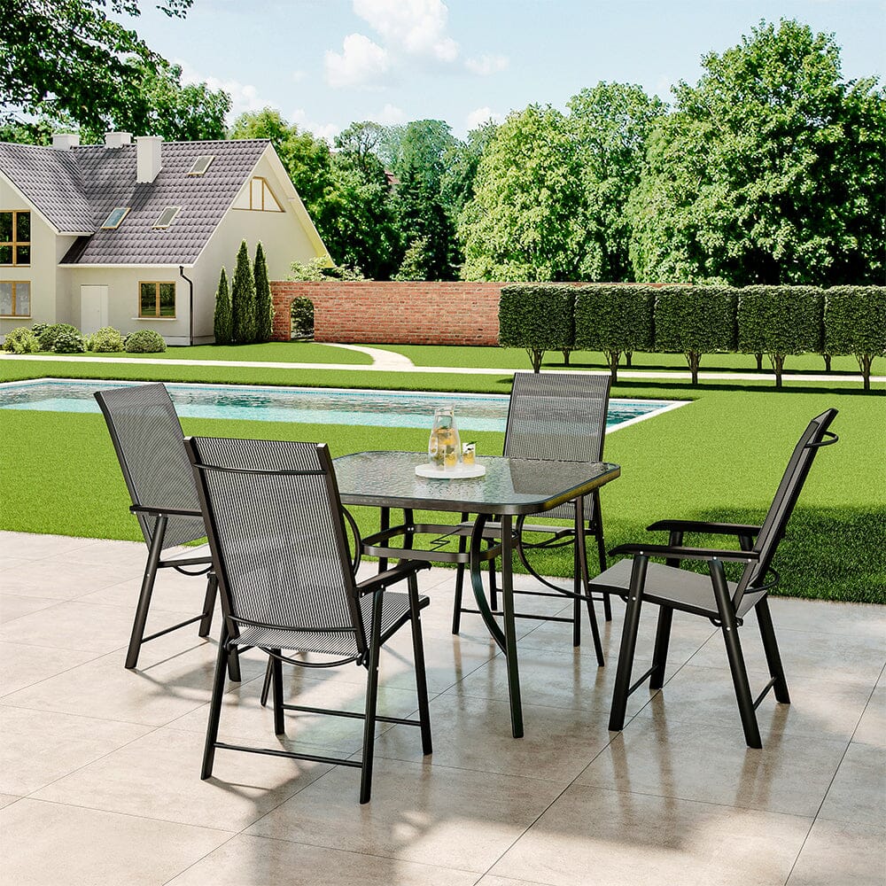 3/5pcs Garden Patio Dining Set Outdoor Furniture - House Comfort