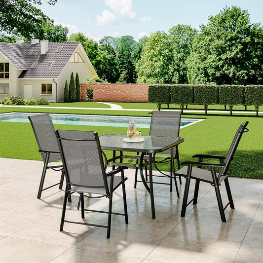 3/5pcs Garden Patio Dining Set Outdoor Furniture - House Comfort