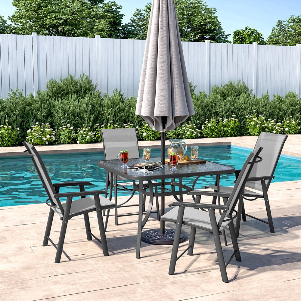 3/5pcs Garden Patio Dining Set Outdoor Furniture - House Comfort