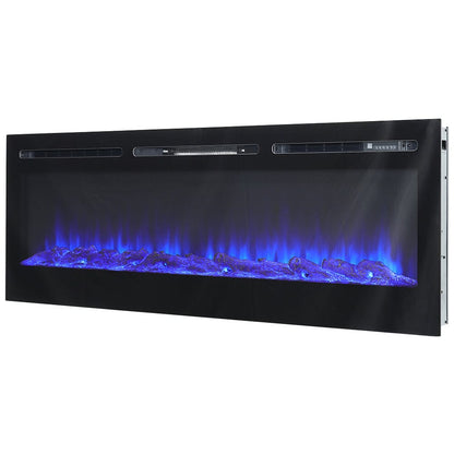36/40/50/60 Inch 5120 BTU Wall Mounted Fireplace 12 Flame - House Comfort