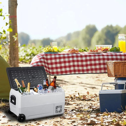 36L Portable Car Compressor Refrigerator for Camping Road Trip - House Comfort